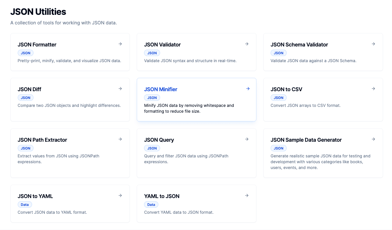 Getting Started with JSON Tools